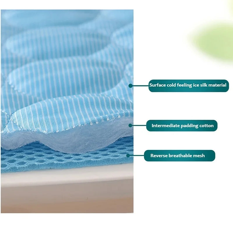 Tapete Gelado de Resfriamento para Cães, Cama Fria de Verão para Pets, Extra Grande para Cães Pequenos e Grandes, Acessórios para Pets, Manta Durável para Gatos, Sofá e Almofada Térmica Estilo Gelo