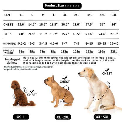 Casaco de Inverno Reversível para Cães – Xadrez e Acolchoado