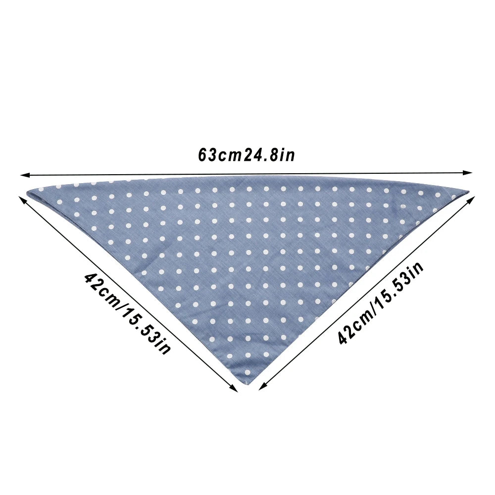 Cão bonito xadrez babador pontos lenço coleiras para animais de estimação lenço de pescoço de gato bandanas para animais de estimação cachecol para cães