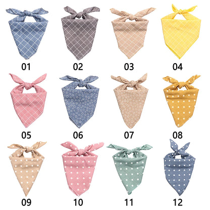 Bandana de Algodão para Cães e Gatos – Vários Padrões