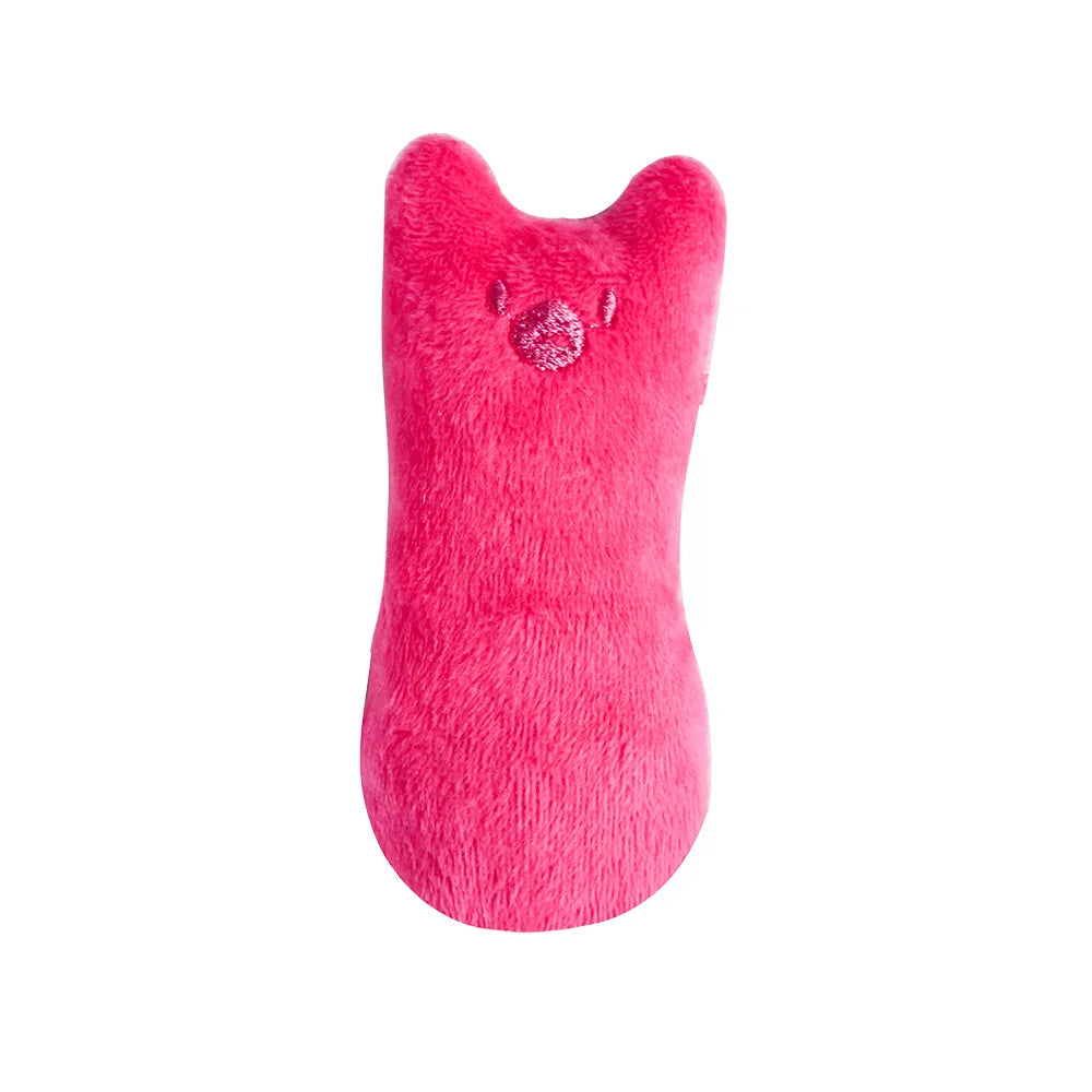 Dentes moagem catnip brinquedos engraçado interativo brinquedo de pelúcia gato animal de estimação gatinho mascar brinquedo vocal garras polegar mordida gato menta para gatos