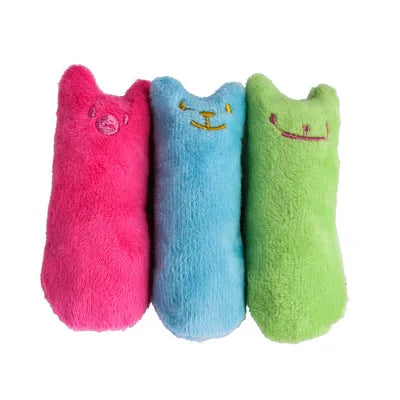 Dentes moagem catnip brinquedos engraçado interativo brinquedo de pelúcia gato animal de estimação gatinho mascar brinquedo vocal garras polegar mordida gato menta para gatos