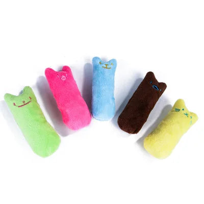 Dentes moagem catnip brinquedos engraçado interativo brinquedo de pelúcia gato animal de estimação gatinho mascar brinquedo vocal garras polegar mordida gato menta para gatos