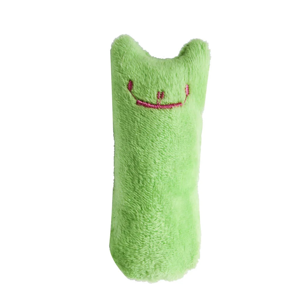 Dentes moagem catnip brinquedos engraçado interativo brinquedo de pelúcia gato animal de estimação gatinho mascar brinquedo vocal garras polegar mordida gato menta para gatos