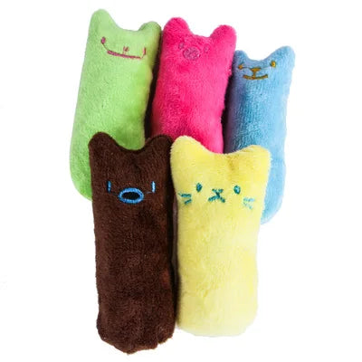 Dentes moagem catnip brinquedos engraçado interativo brinquedo de pelúcia gato animal de estimação gatinho mascar brinquedo vocal garras polegar mordida gato menta para gatos
