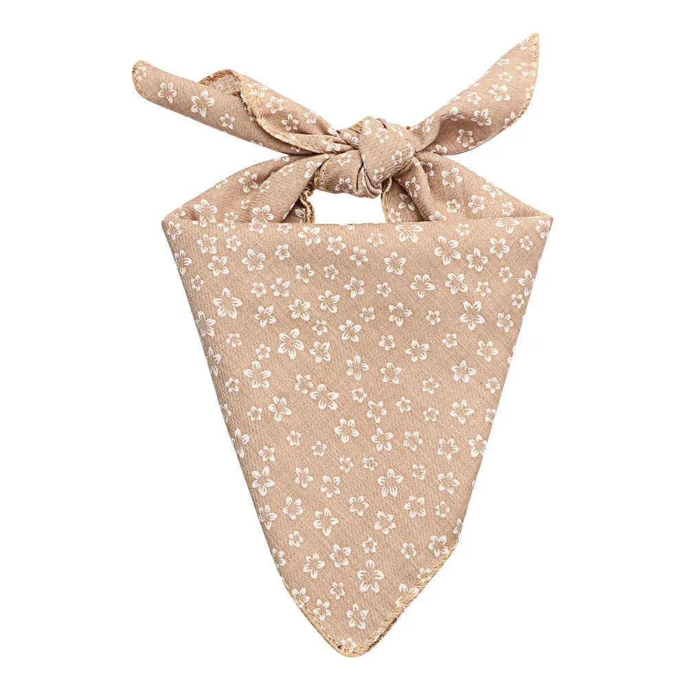 Bandana de algodão com padrões para cães e gatos