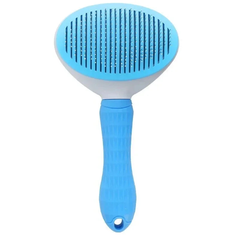 Escova para Cães e Gatos, Pente Limpador Automático de Pelos para Cães e Gatos, Ferramentas de Tosa, Pente Tira-Nós e Acessórios para Pets