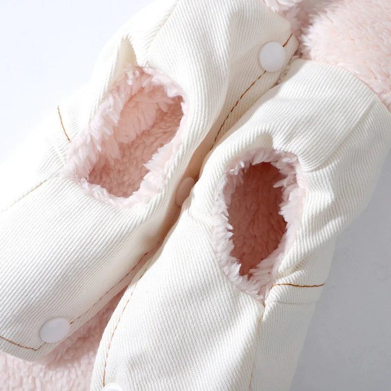 Moda denim cão para baixo jaqueta quente macio roupas para cães de estimação inverno filhote de cachorro casaco engrossado gato colete casaco yorkshire vestuário para animais de estimação