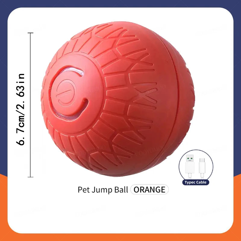 Bola Inteligente Interativa para Cães – Automática e Recarregável por USB