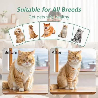Escova de Vapor para Cães e Gatos – Massagem e Cuidado do Pelo