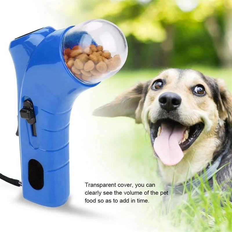 Cão lanche catapulta lançador cão gato tratar lançador lanche comida alimentador catapulta animal de estimação brinquedos de treinamento interativo ao ar livre brinquedos de praia