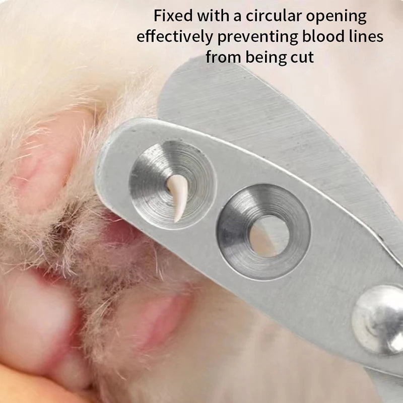 Cortador de unhas profissional para gatos, cortador de garras de cachorro de aço inoxidável para cães e gatos pequenos, aparador de unhas para animais de estimação