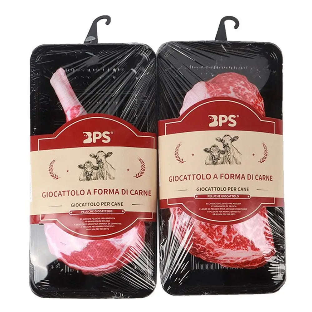 Simulação de osso estridente brinquedos para cães bife mordida-resistente limpo cão mastigar filhote de cachorro brinquedo de treinamento macio bife cenoura animal suprimentos para animais de estimação