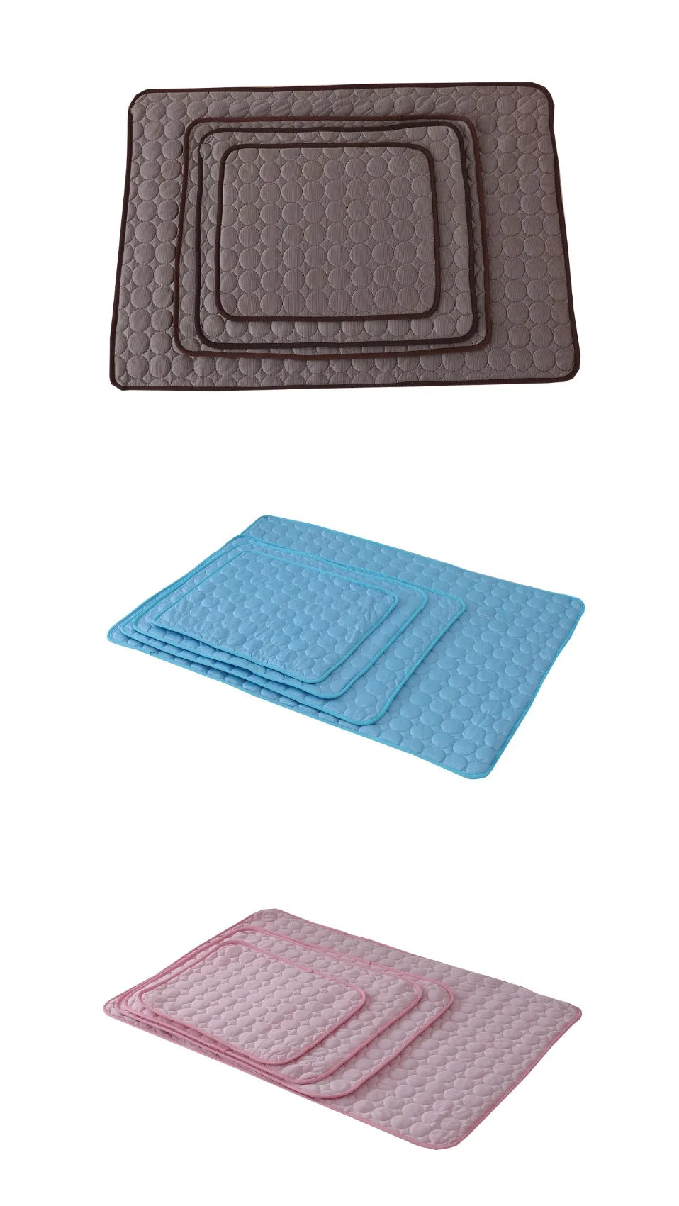 Tapete Gelado de Resfriamento para Cães, Cama Fria de Verão para Pets, Extra Grande para Cães Pequenos e Grandes, Acessórios para Pets, Manta Durável para Gatos, Sofá e Almofada Térmica Estilo Gelo