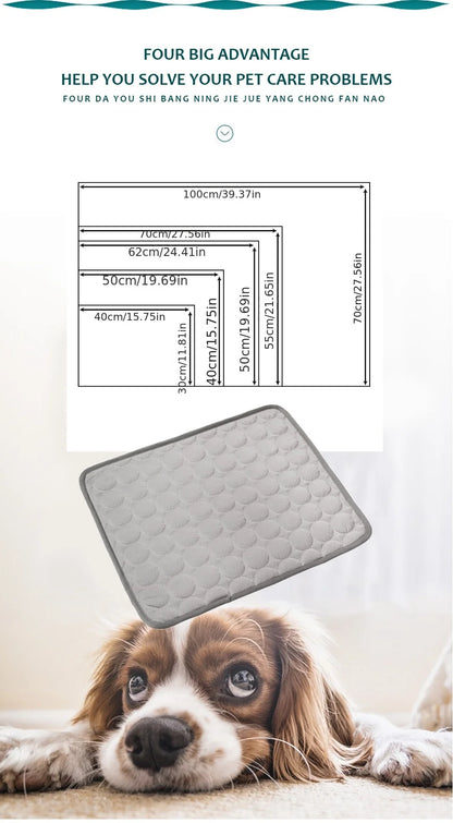 Tapete Refrescante para Cães e Gatos – Conforto nos Dias Quentes