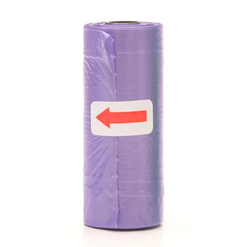 Saco de cocô de limpeza ao ar livre para animais de estimação, suprimentos para cães, Recarga o saco de lixo, limpo, 15 sacos/rolo, 120 rolos