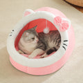 Cama para Gatos Fofa e Macia, Super Confortável para Sono Profundo, Tenda para Animais de Estimação, Ninho Aconchegante, Tapete para Cães Pequenos