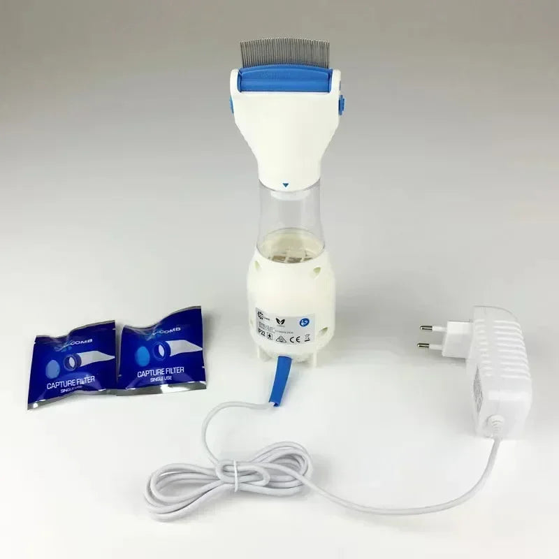 Escova Elétrica Multifuncional para Remoção de Pulgas e Piolhos de Animais de Estimação - Removedor de Pelos para Cães e Gatos