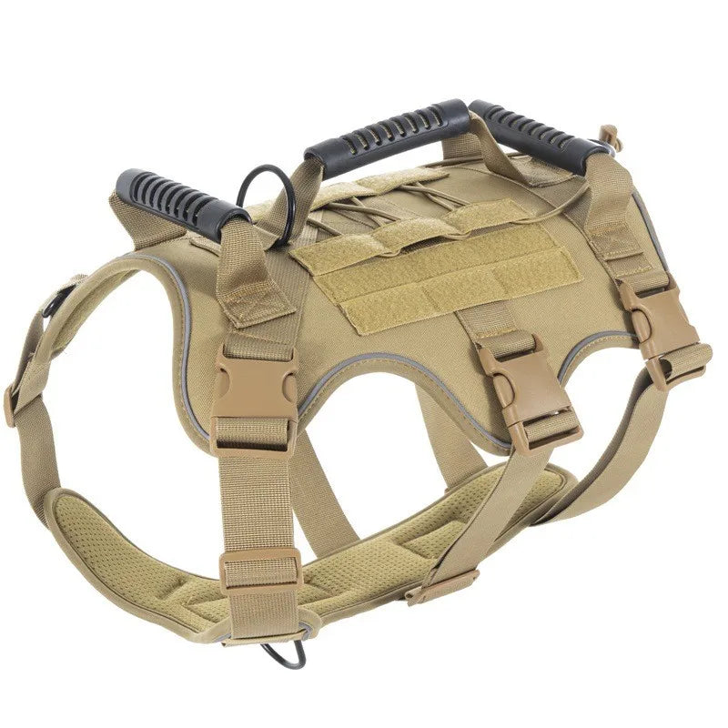 Arnês Tático Refletor para Cães – Ajustável e Acolchoado