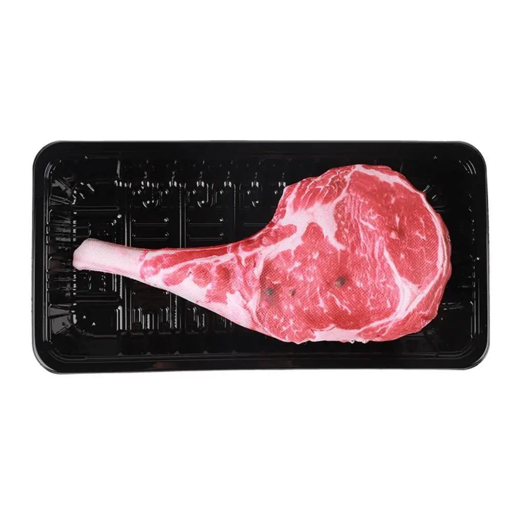 Simulação de osso estridente brinquedos para cães bife mordida-resistente limpo cão mastigar filhote de cachorro brinquedo de treinamento macio bife cenoura animal suprimentos para animais de estimação