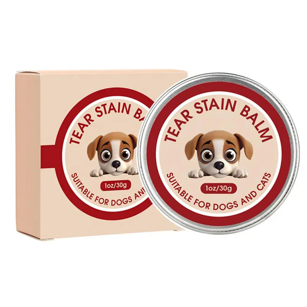 Creme de Limpeza para Glândulas Lacrimais de Animais de Estimação, Calmante para a Pele, Isolante de Lágrimas, Previne Pigmentação, Bálsamo Universal para Manchas de Lágrimas em Gatos e Cães