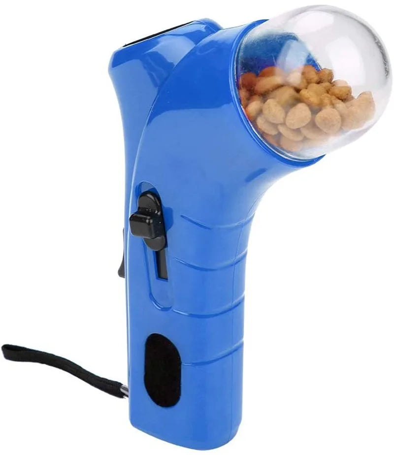 Cão lanche catapulta lançador cão gato tratar lançador lanche comida alimentador catapulta animal de estimação brinquedos de treinamento interativo ao ar livre brinquedos de praia