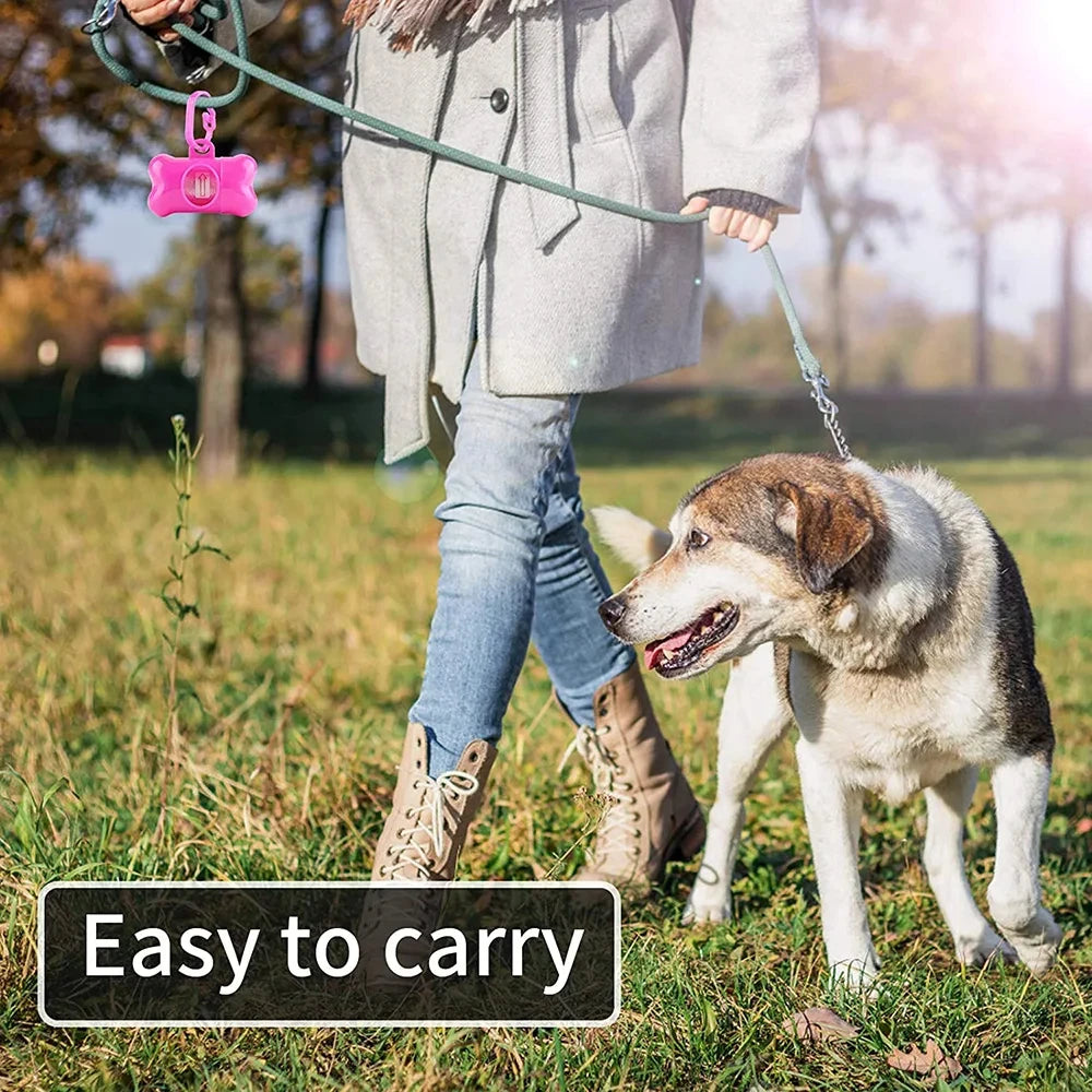 Saco de cocô de limpeza ao ar livre para animais de estimação, suprimentos para cães, Recarga o saco de lixo, limpo, 15 sacos/rolo, 120 rolos