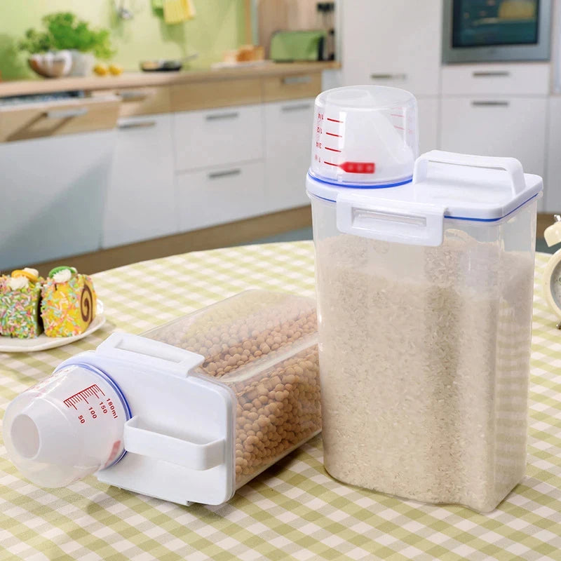 Container de Armazenamento de Ração para Animais de Estimação Premium, Grande Capacidade e Fácil de Limpar, Design Durável e Estiloso para Cães e Gatos