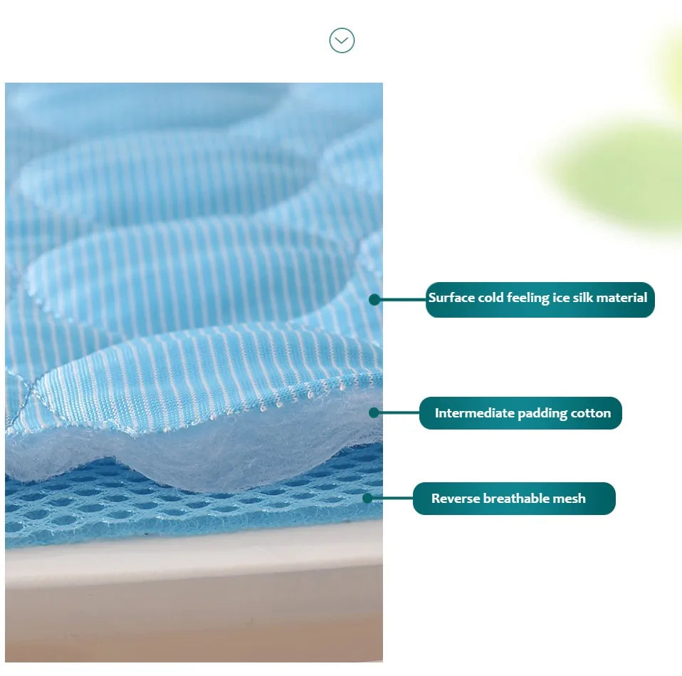 Tapete Gelado de Resfriamento para Cães, Cama Fria de Verão para Pets, Extra Grande para Cães Pequenos e Grandes, Acessórios para Pets, Manta Durável para Gatos, Sofá e Almofada Térmica Estilo Gelo