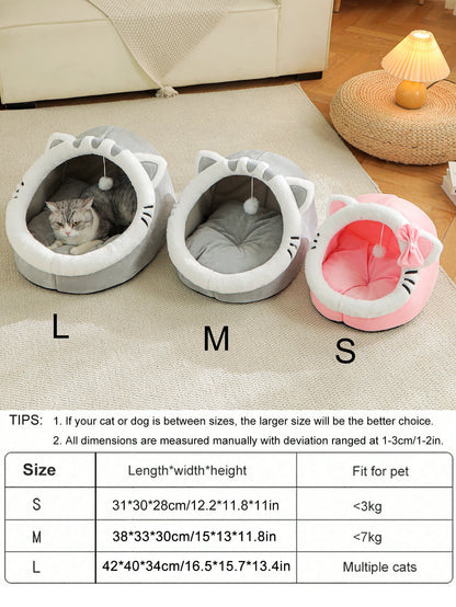 Cama Ninho Macia para Gatos e Cães Pequenos