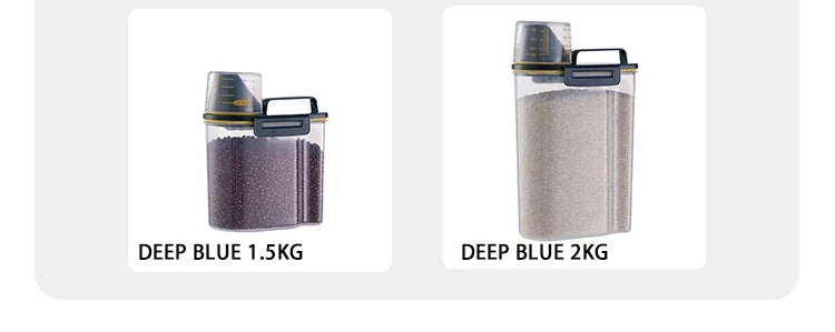 Container de Armazenamento de Ração para Animais de Estimação Premium, Grande Capacidade e Fácil de Limpar, Design Durável e Estiloso para Cães e Gatos