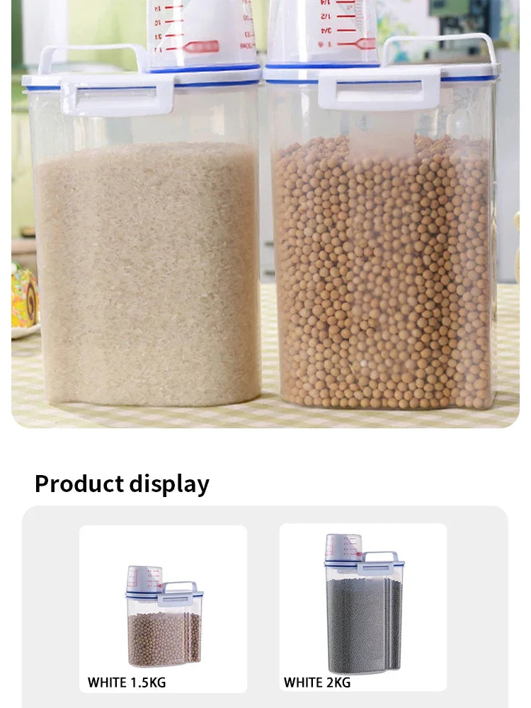 Container de Armazenamento de Ração para Animais de Estimação Premium, Grande Capacidade e Fácil de Limpar, Design Durável e Estiloso para Cães e Gatos