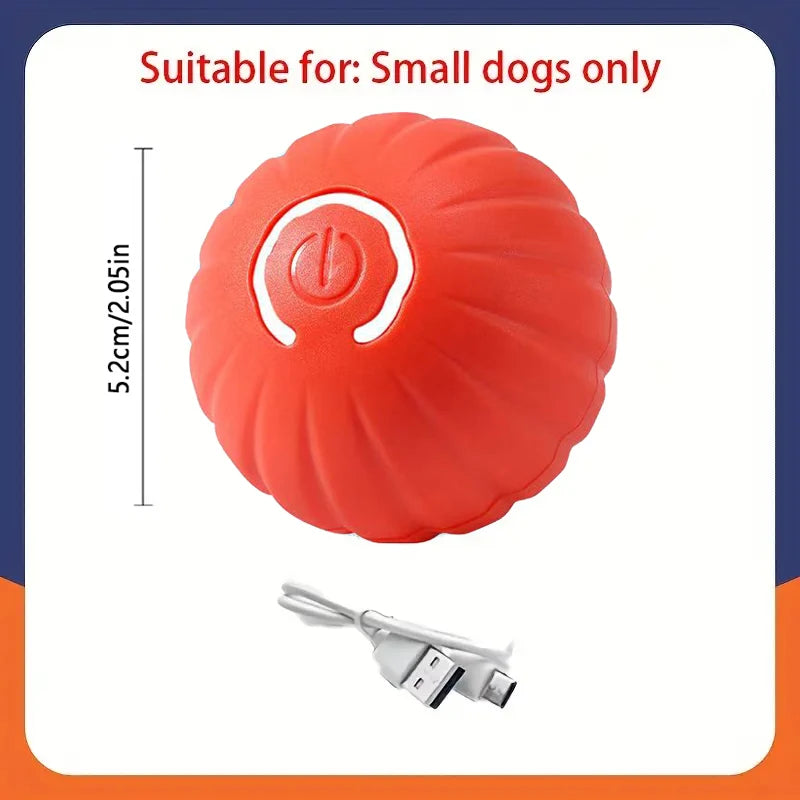 Bola Inteligente Interativa para Cães – Automática e Recarregável por USB
