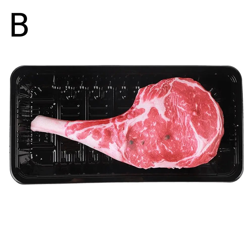 Simulação de osso estridente brinquedos para cães bife mordida-resistente limpo cão mastigar filhote de cachorro brinquedo de treinamento macio bife cenoura animal suprimentos para animais de estimação