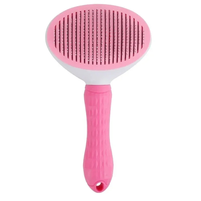 Escova para Cães e Gatos, Pente Limpador Automático de Pelos para Cães e Gatos, Ferramentas de Tosa, Pente Tira-Nós e Acessórios para Pets