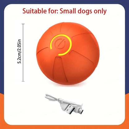 Bola Inteligente Interativa para Cães – Automática e Recarregável por USB