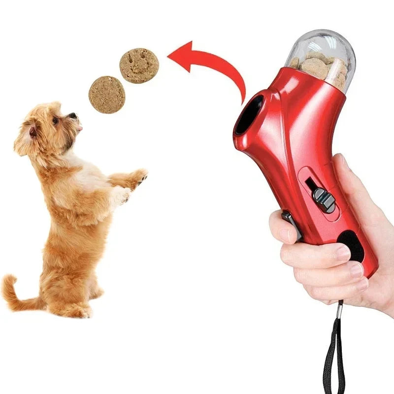 Cão lanche catapulta lançador cão gato tratar lançador lanche comida alimentador catapulta animal de estimação brinquedos de treinamento interativo ao ar livre brinquedos de praia