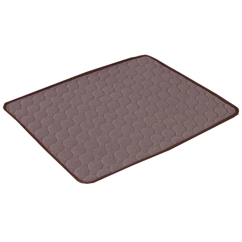 Tapete Gelado de Resfriamento para Cães, Cama Fria de Verão para Pets, Extra Grande para Cães Pequenos e Grandes, Acessórios para Pets, Manta Durável para Gatos, Sofá e Almofada Térmica Estilo Gelo
