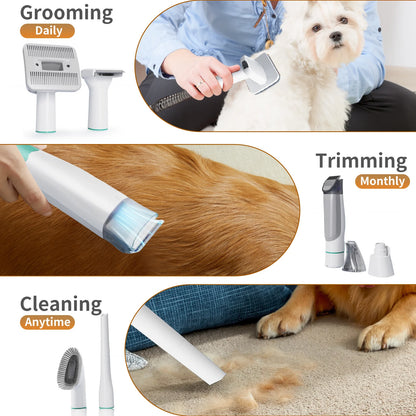 Aspirador e Secador 7 em 1 para Cães e Gatos – 400 W